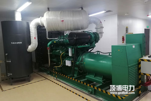 100KW上柴股份广西顶博发电机组制造散热器