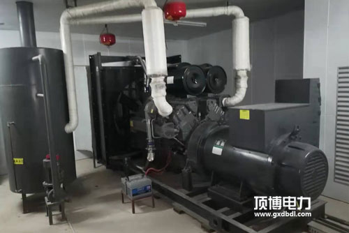广西顶博发电机组制造机房